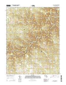 Jam Up Cave 2015 topographic map thumbnail