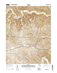 Clarksburg 2015 topographic map thumbnail