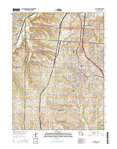 Belton 2015 topographic map thumbnail