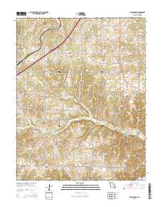 Brush Creek 2015 topographic map thumbnail