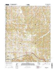 Cabool NW 2015 topographic map thumbnail