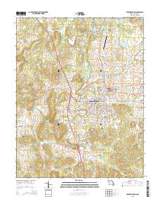 Fredericktown 2015 topographic map thumbnail