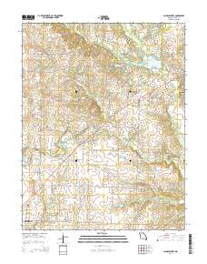 Calhoun West 2014 topographic map thumbnail