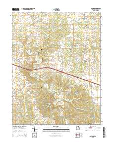 Calwood 2015 topographic map thumbnail