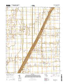 Bragg City 2015 topographic map thumbnail