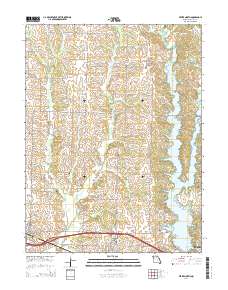 Bevier North 2014 topographic map thumbnail