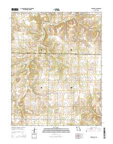 Cedarville 2015 topographic map thumbnail