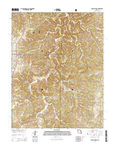 Edgar Springs 2015 topographic map thumbnail