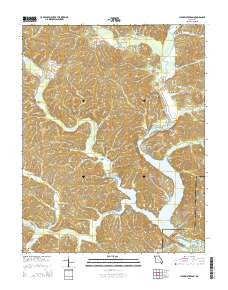 Clearwater Dam 2015 topographic map thumbnail