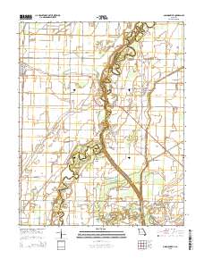Glennonville 2015 topographic map thumbnail