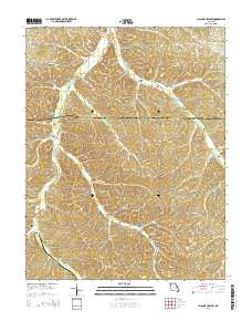 Cyclone Hollow 2015 topographic map thumbnail