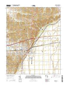 Dexter 2015 topographic map thumbnail