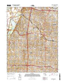 Creve Coeur 2015 topographic map thumbnail