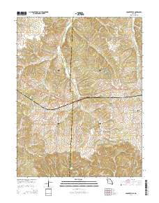 Crockerville 2014 topographic map thumbnail