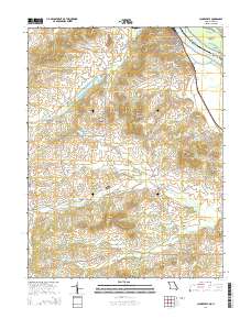Clarksville 2014 topographic map thumbnail