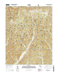 Cherokee Pass 2015 topographic map thumbnail