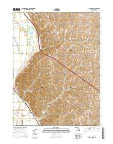 Kimsey Creek 2015 topographic map thumbnail