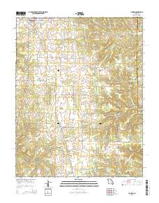 Licking 2015 topographic map thumbnail