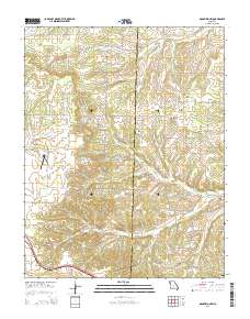 Mansfield NW 2015 topographic map thumbnail
