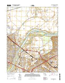 Saint Charles 2015 topographic map thumbnail