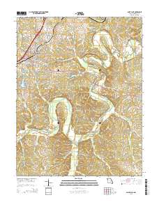 Saint Clair 2015 topographic map thumbnail