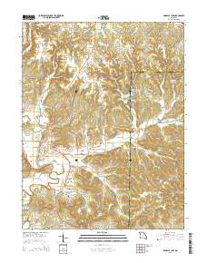 Pinnacle Lake 2015 topographic map thumbnail