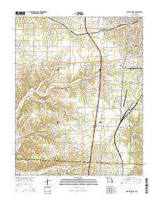 Neosho West 2015 topographic map thumbnail