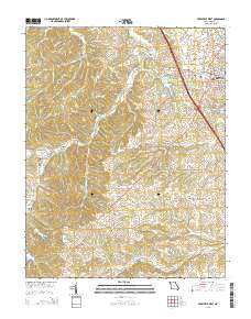 Perryville West 2015 topographic map thumbnail