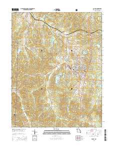 Potosi 2015 topographic map thumbnail