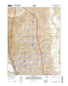 Saint Joseph North 2015 topographic map thumbnail