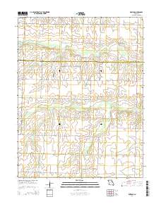 Rowena 2014 topographic map thumbnail