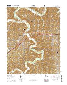 Waynesville 2015 topographic map thumbnail