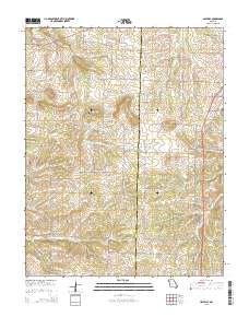 Halfway 2015 topographic map thumbnail