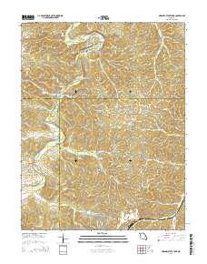 Meramec State Park 2015 topographic map thumbnail