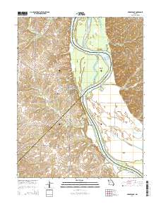 Arrow Rock 2014 topographic map thumbnail
