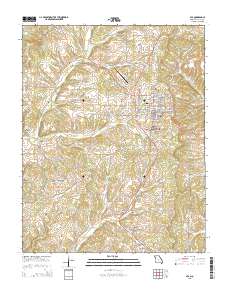 Ava 2015 topographic map thumbnail