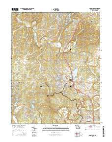 Bonne Terre 2015 topographic map thumbnail