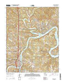 Branson 2015 topographic map thumbnail