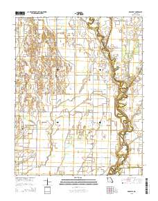 Broseley 2015 topographic map thumbnail