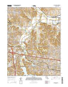 Blue Springs 2015 topographic map thumbnail