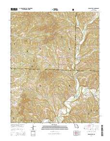 Bradleyville 2015 topographic map thumbnail