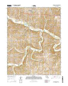California South 2015 topographic map thumbnail