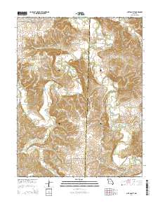 Clifton City 2014 topographic map thumbnail