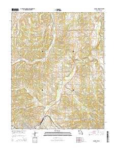 Cabool NE 2015 topographic map thumbnail