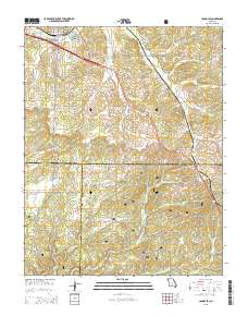 Cabool SE 2015 topographic map thumbnail