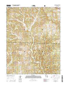 Cabool SW 2015 topographic map thumbnail