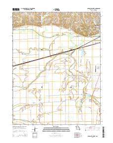 Carrollton West 2015 topographic map thumbnail