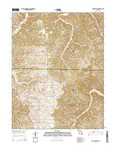 Cross Timbers 2014 topographic map thumbnail