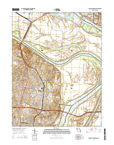 Columbia Bottom 2015 topographic map thumbnail