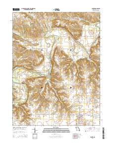 Center 2015 topographic map thumbnail